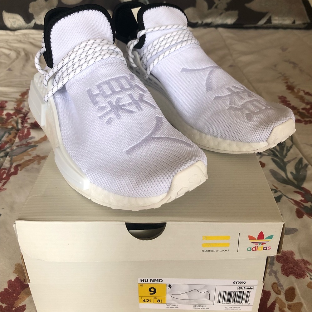 Adidas NMD Hu Pharrell Extra Eye White.